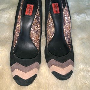 Missoni for Target black and brown heels